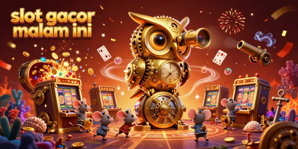 Slot gacor malam ini dihiasi dengan karakter kasino yang menarik dan elemen permainan yang memukau.