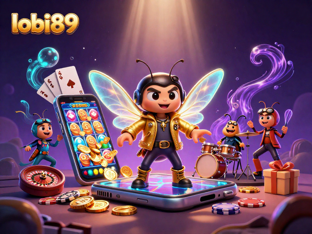 Permainan seru di lobi89 dengan cicada rock star dan drum akorn, meriah dan menggoda!