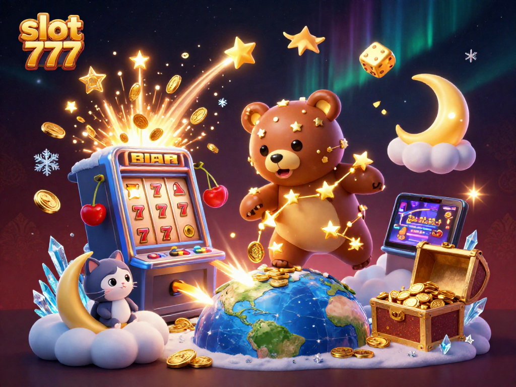 Experience thrilling gameplay with slot 777 at an enchanting casino scene filled with vibrant winnings.