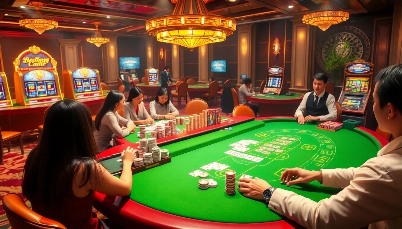 Experience the excitement of u888 with vibrant casino tables and live dealer games.